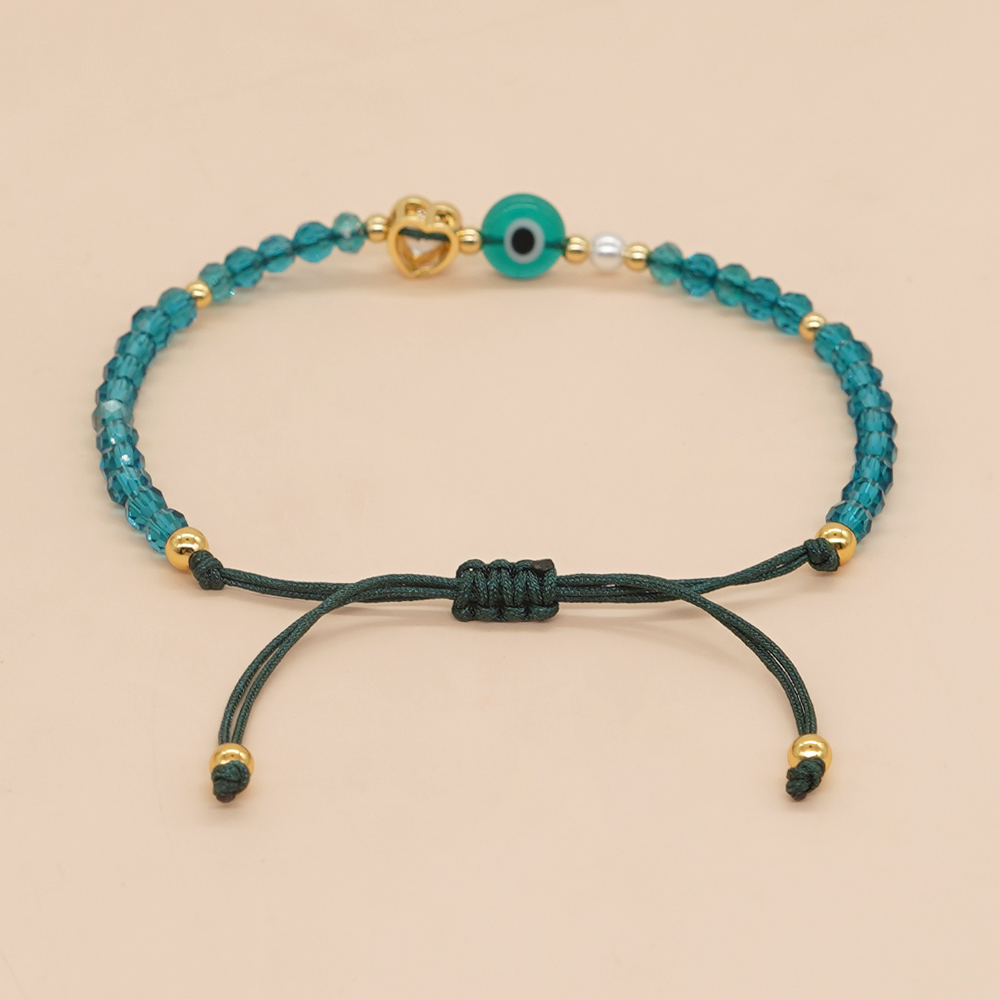 Casual Eye Artificial Crystal Glass Wholesale Bracelets display picture 17