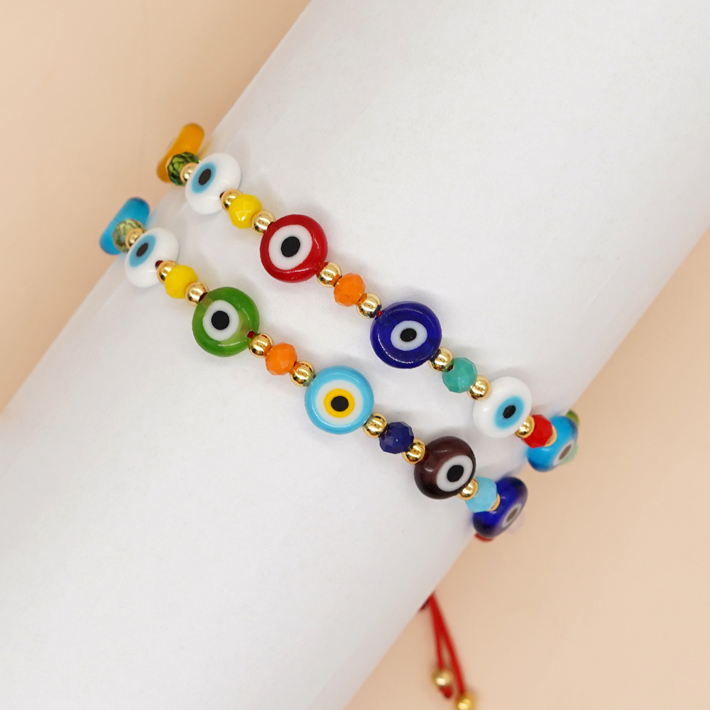 Casual Eye Artificial Crystal Glass Wholesale Bracelets display picture 35