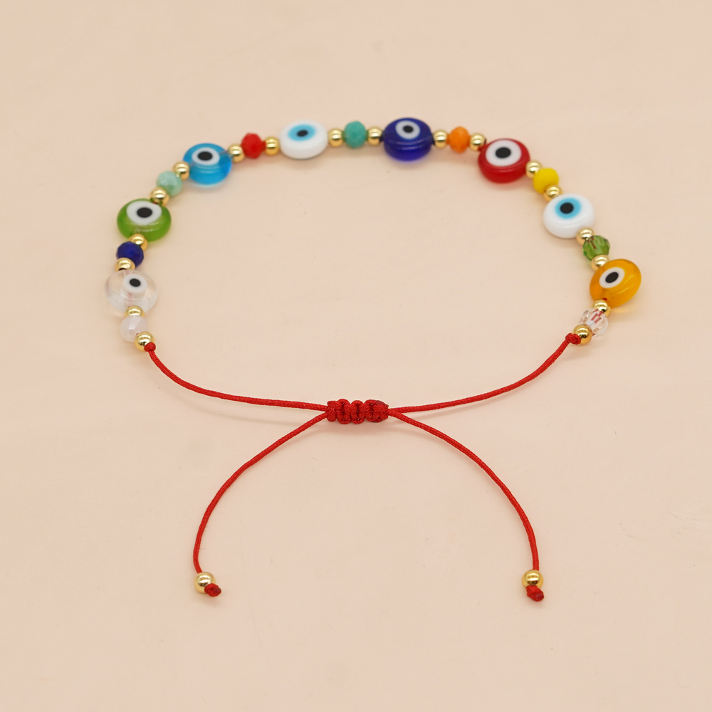 Casual Eye Artificial Crystal Glass Wholesale Bracelets display picture 19