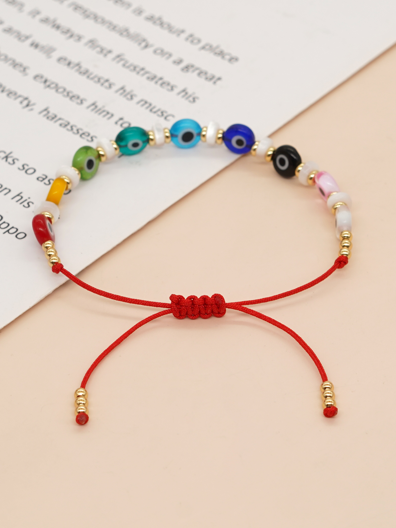 Casual Eye Artificial Crystal Glass Wholesale Bracelets display picture 23