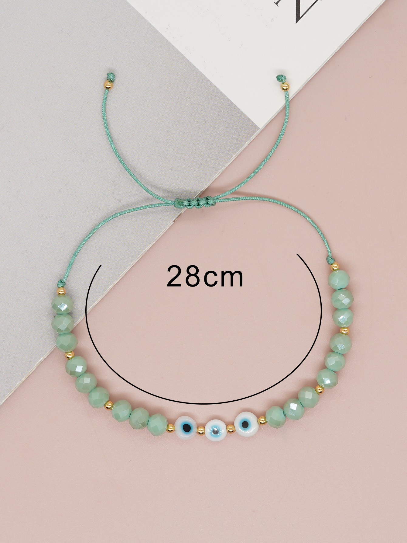 Casual Eye Artificial Crystal Glass Wholesale Bracelets display picture 32