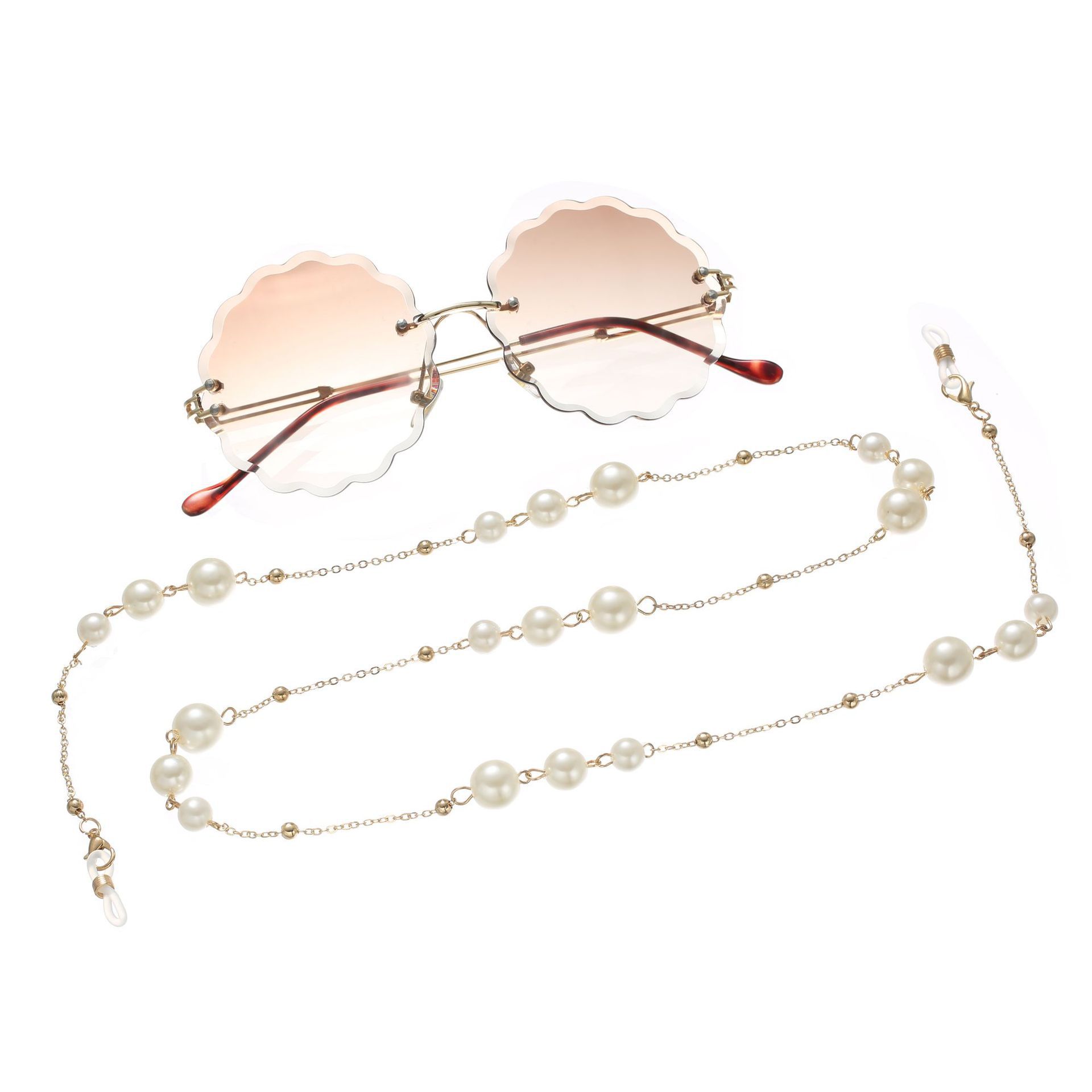 Casual Round Alloy Unisex Glasses Chain display picture 3