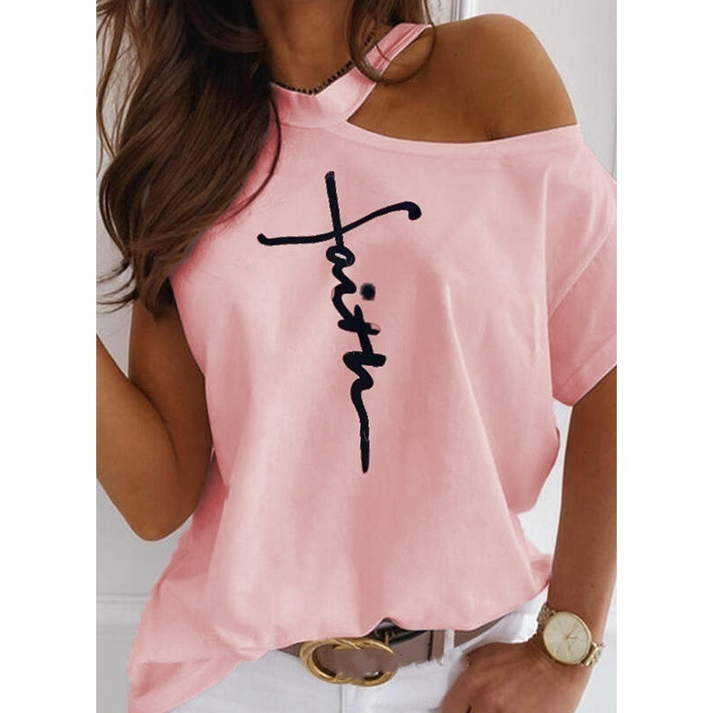 Women's T-shirt Short Sleeve T-shirts Casual Letter display picture 2