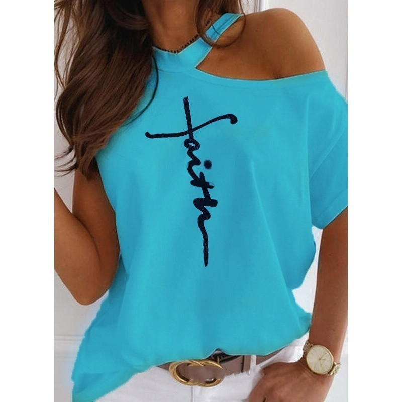 Women's T-shirt Short Sleeve T-shirts Casual Letter display picture 4