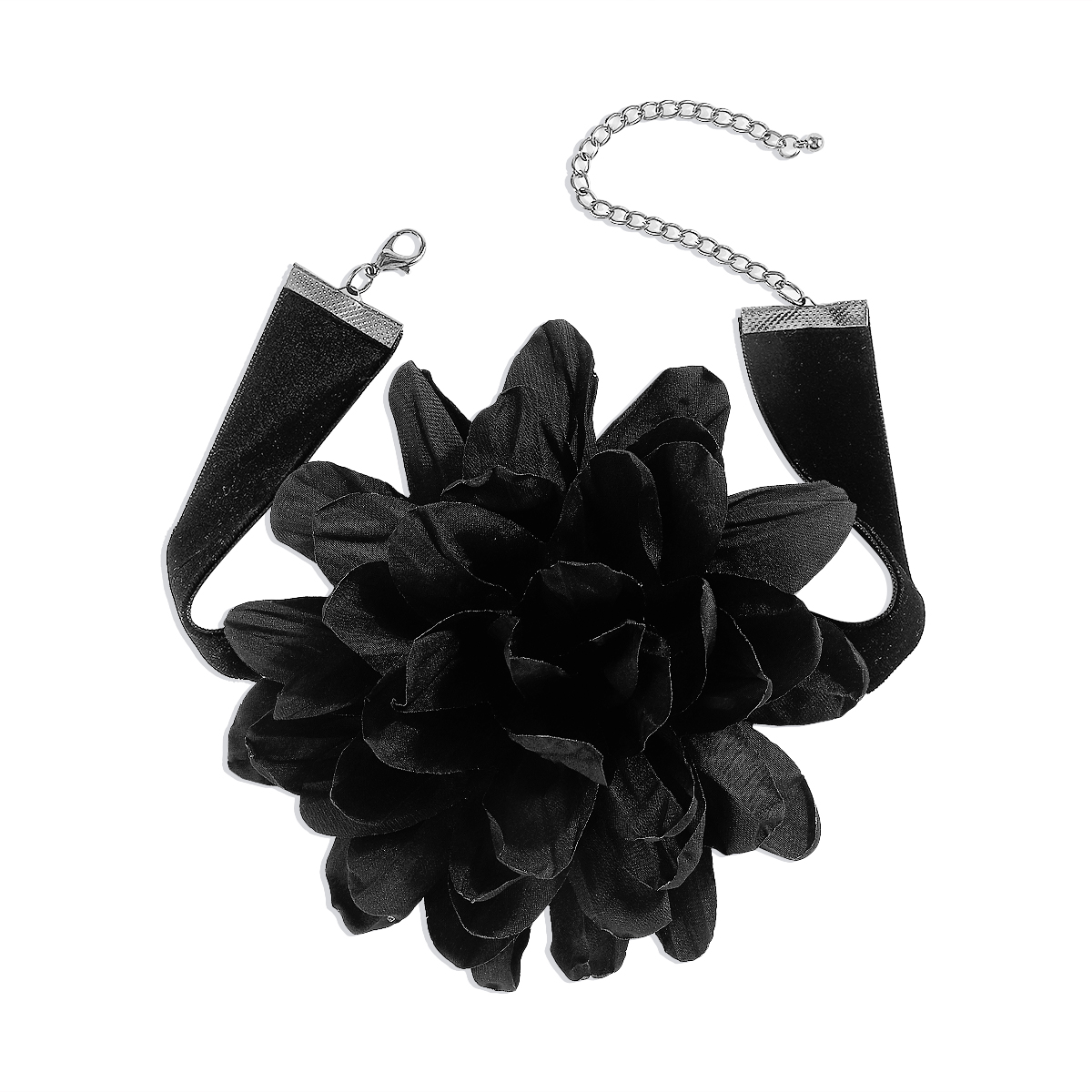 Elegante Glamour Retro Flor Tela Hecho A Mano Mujeres Gargantilla Gargantilla display picture 1