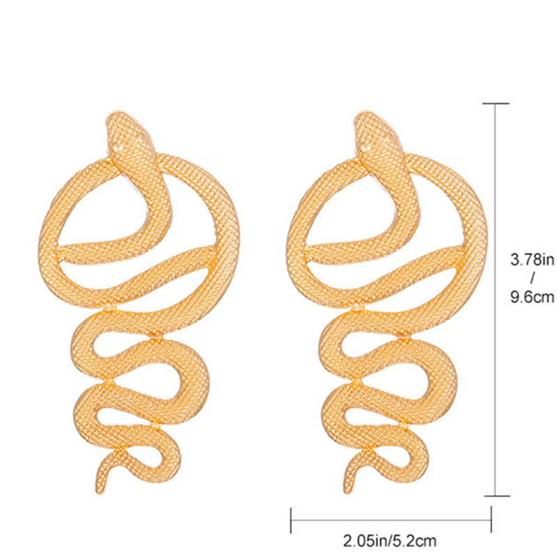 Hip-hop Punk Streetwear Heart Shape Snake Dragon Alloy Metal Copper Plating 18k Gold Plated Gold Plated Silver Plated Women's Ear Clips display picture 8