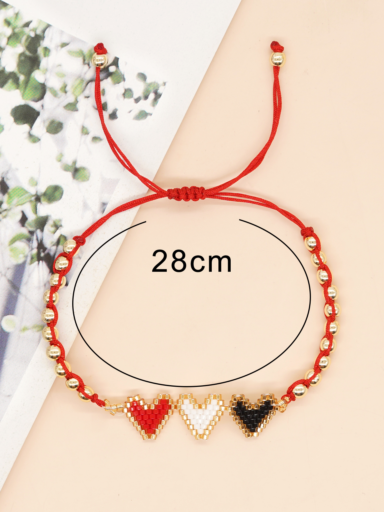 Bohemian Devil's Eye Heart Shape Flower Glass Rope Braid Women's Bracelets display picture 30