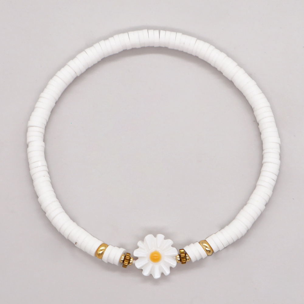Klassischer Stil Blume Weichen Lehm Perlen Frau Armbänder display picture 1