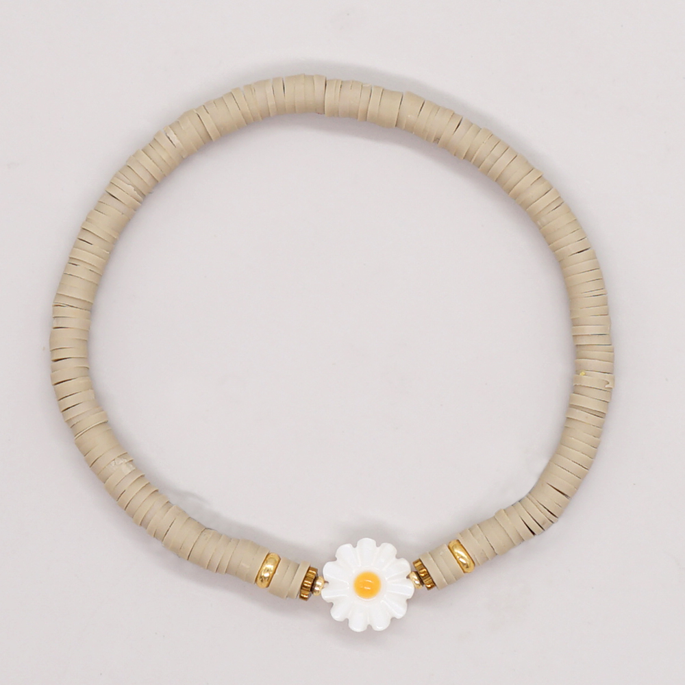 Klassischer Stil Blume Weichen Lehm Perlen Frau Armbänder display picture 6