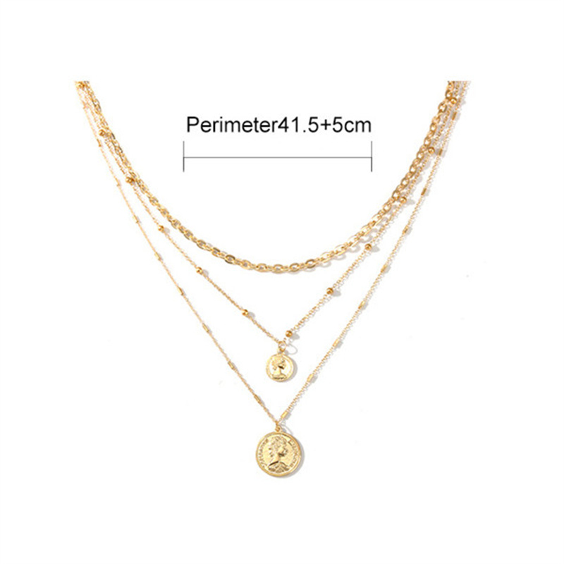 Casual Lady Star Moon Butterfly Alloy Metal Brass Plating Inlay Rhinestones Pearl Zircon 18k Gold Plated Gold Plated Silver Plated Layered Necklaces Long Necklace Necklace display picture 3