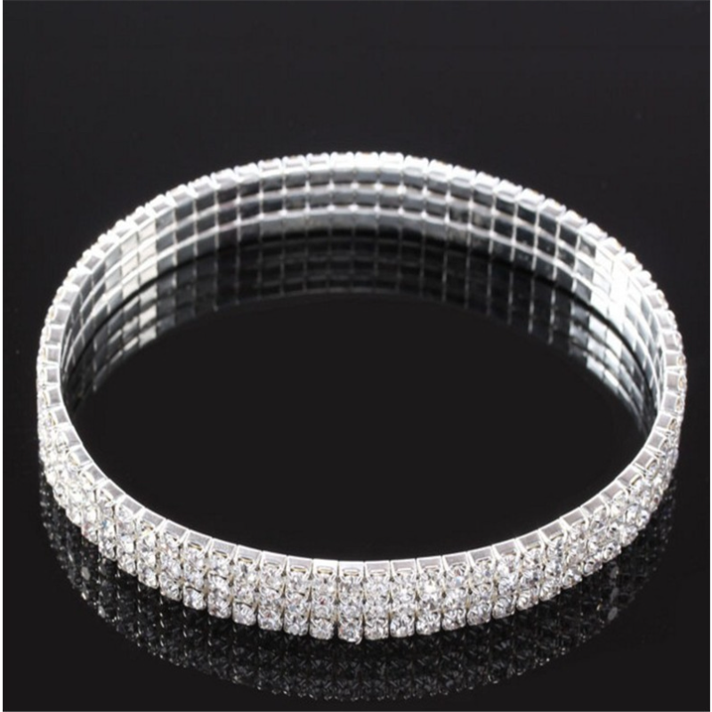 Lady Round Alloy Plating Inlay Rhinestones Zircon Gold Plated Silver Plated Women's Anklet display picture 5
