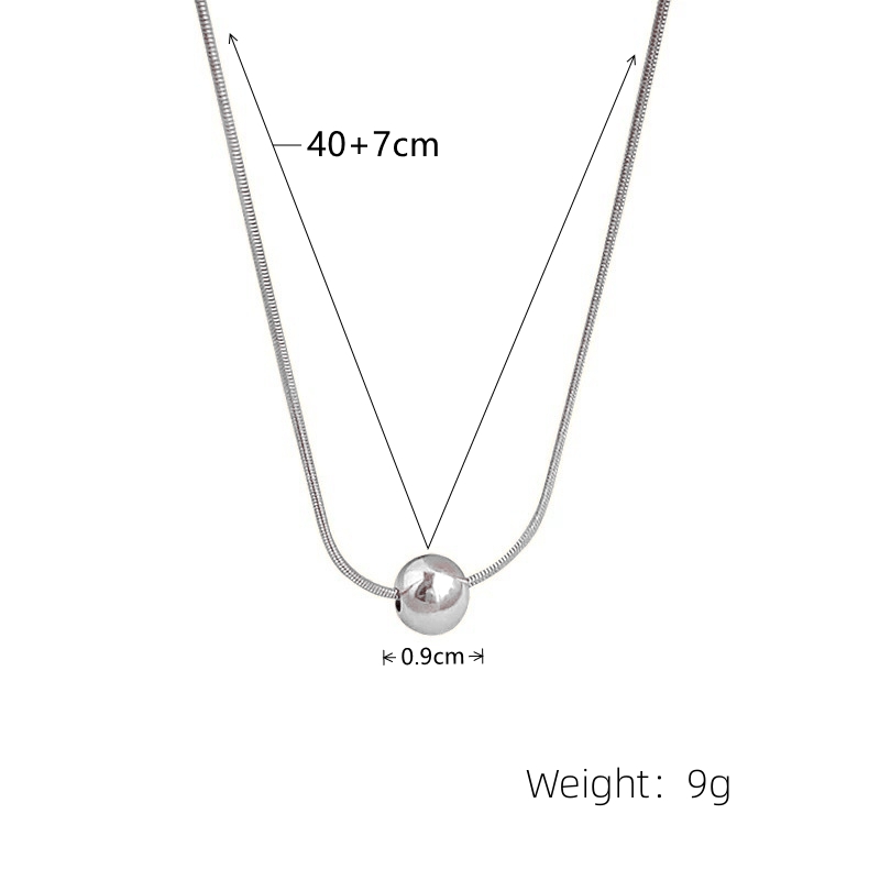 Iron Copper Elegant Plating Solid Color Necklace display picture 1