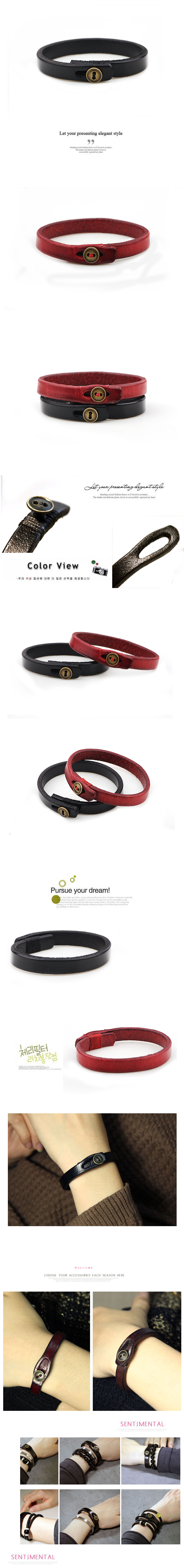 Fait Main Style Simple Lettre Alliage Cuir Tricot Femmes Hommes Bracelets display picture 3