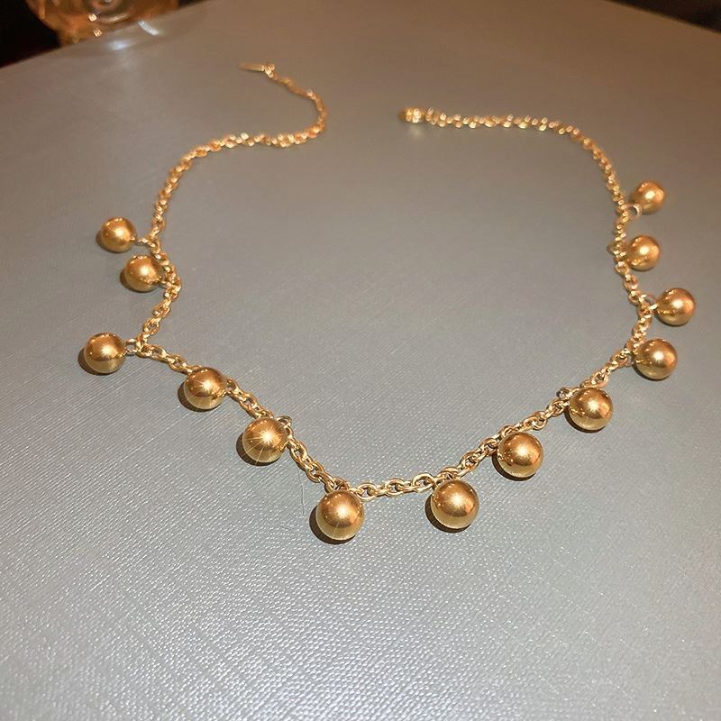 Edelstahl 304 18 Karat Vergoldet Einfacher Stil Überzug Geometrisch Halskette display picture 3
