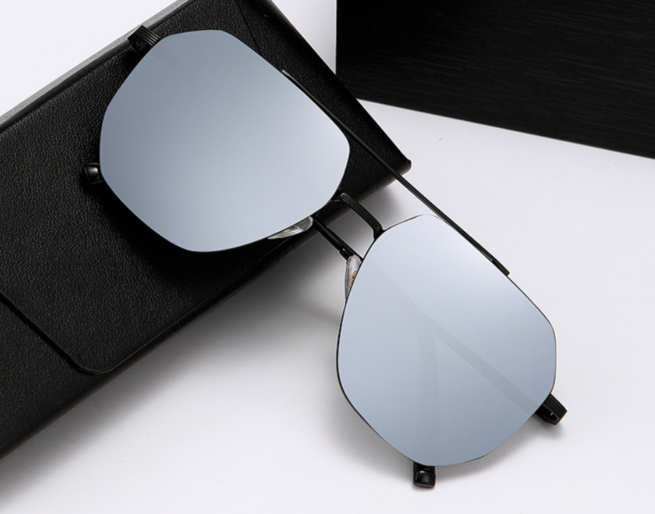 Casual Streetwear Geometric Nylon Polygon Full Frame Men's Sunglasses display picture 2