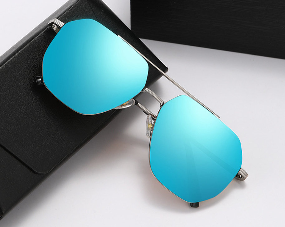 Casual Streetwear Geometric Nylon Polygon Full Frame Men's Sunglasses display picture 4