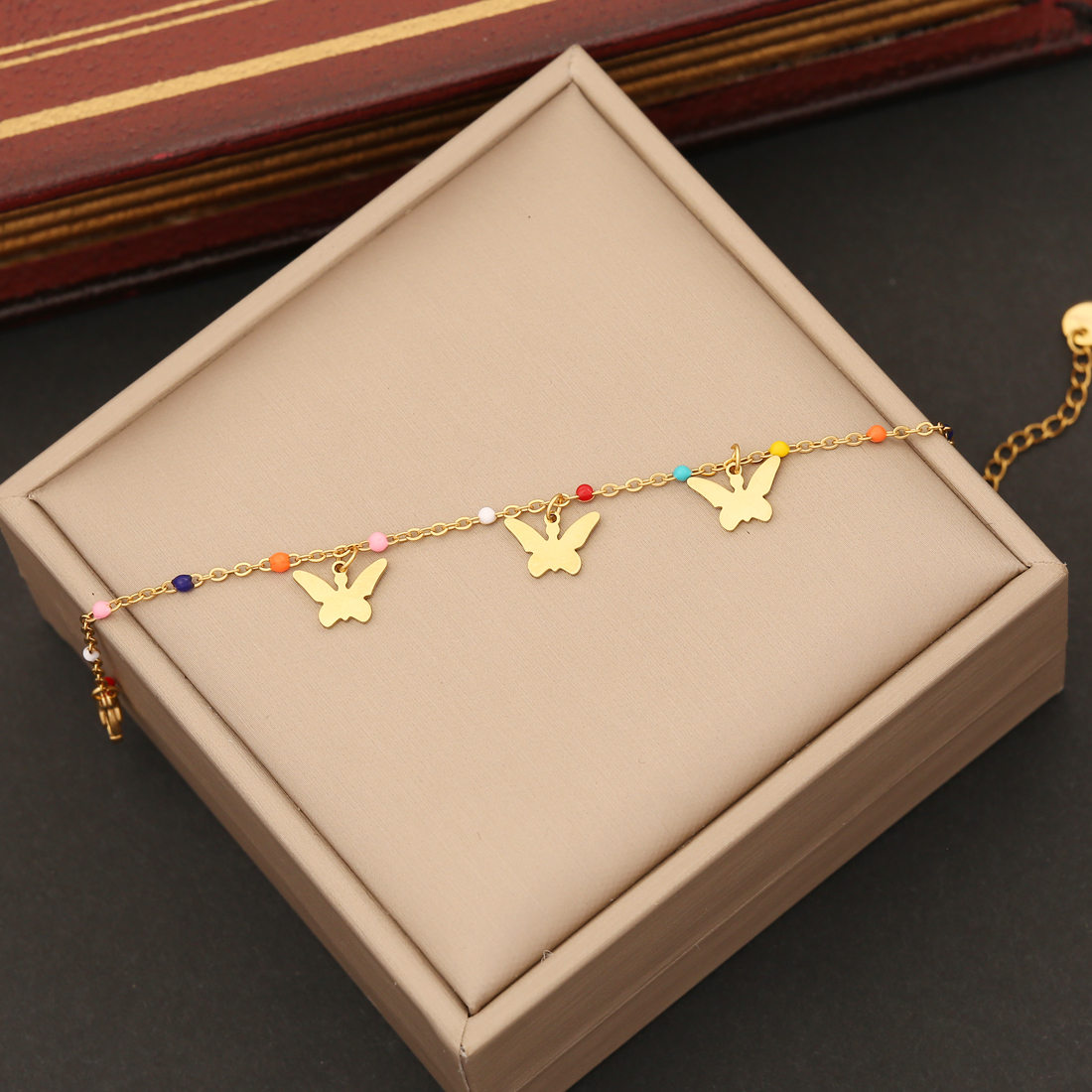 Artistic Commute Star Heart Shape Butterfly Stainless Steel 18K Gold Plated Bracelets In Bulk display picture 7