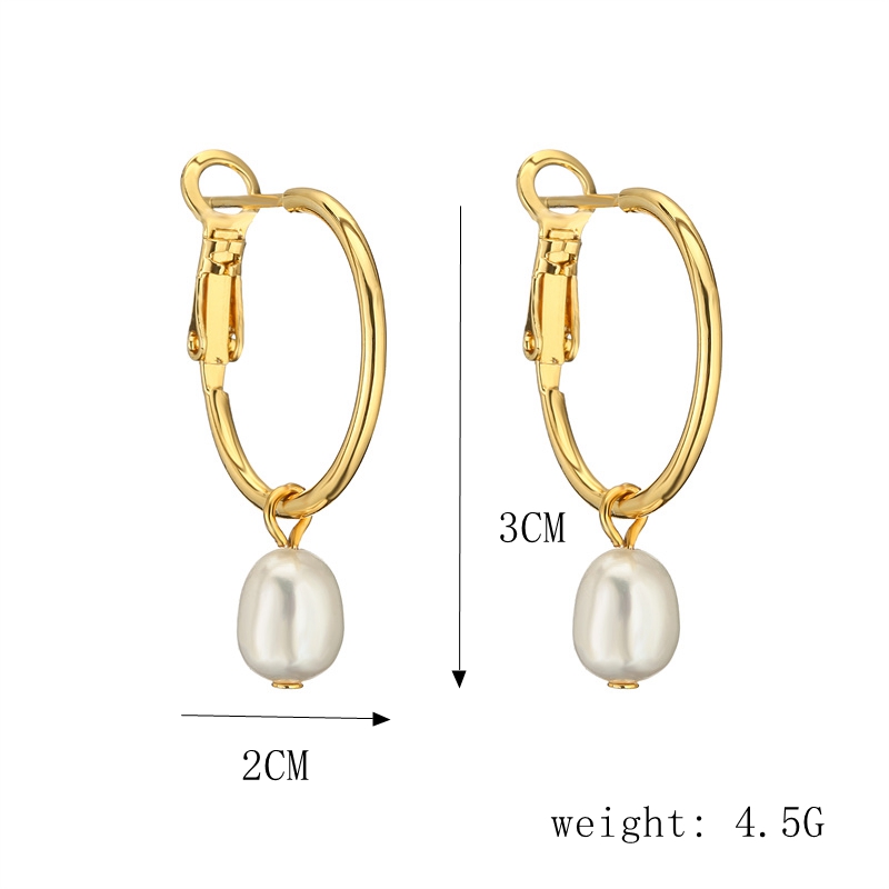 1 Pair Streetwear Geometric Plating Inlay Copper Zircon Gold Plated Hoop Earrings Drop Earrings Ear Studs display picture 7