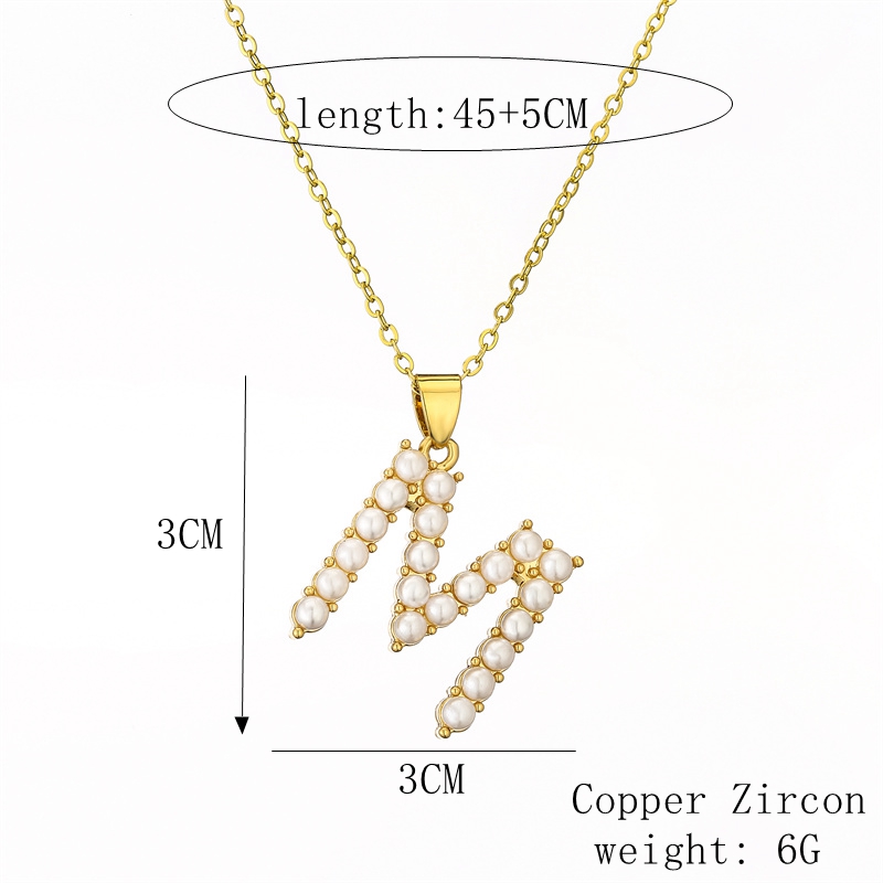 Modern Style Cross Letter Devil's Eye Copper Gold Plated Pearl Zircon Pendant Necklace In Bulk display picture 3
