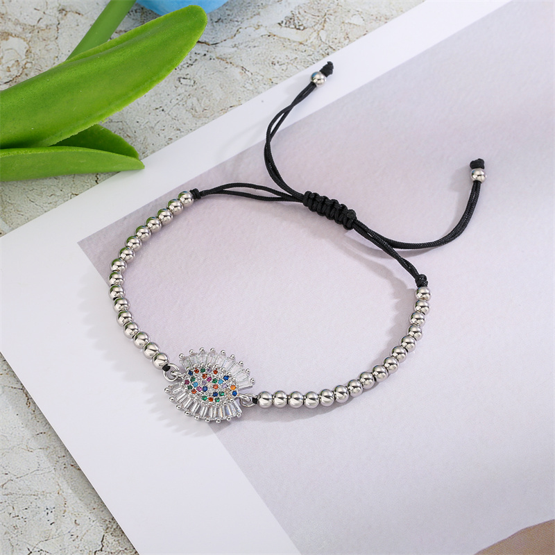 Style Simple Géométrique Le Cuivre Incruster Zircon Bracelets display picture 3