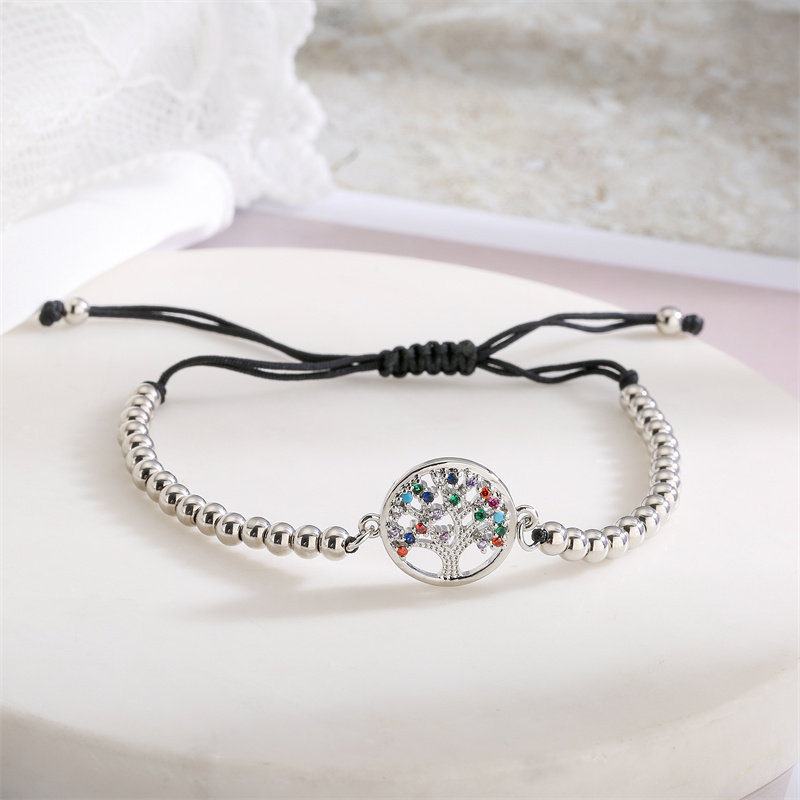 Style Simple Géométrique Le Cuivre Incruster Zircon Bracelets display picture 7