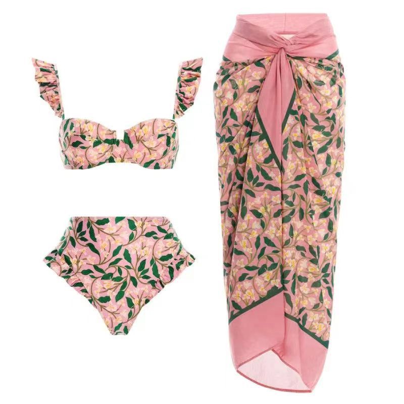 Mujeres Floral Ditsy Bikinis Traje De Baño display picture 5