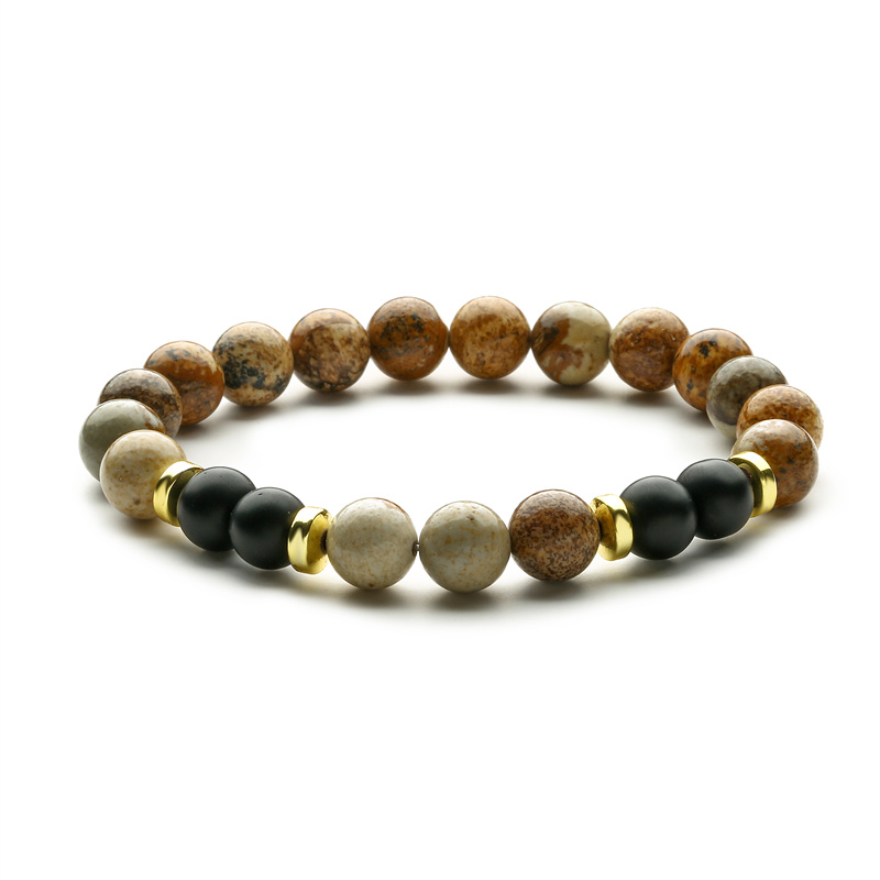 Ethnic Style Geometric Natural Stone Beaded Bracelets display picture 19