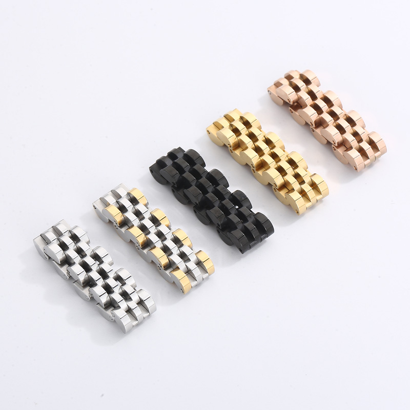 Retro Punk Solid Color Stainless Steel Polishing 18K Gold Plated Unisex Rings display picture 5