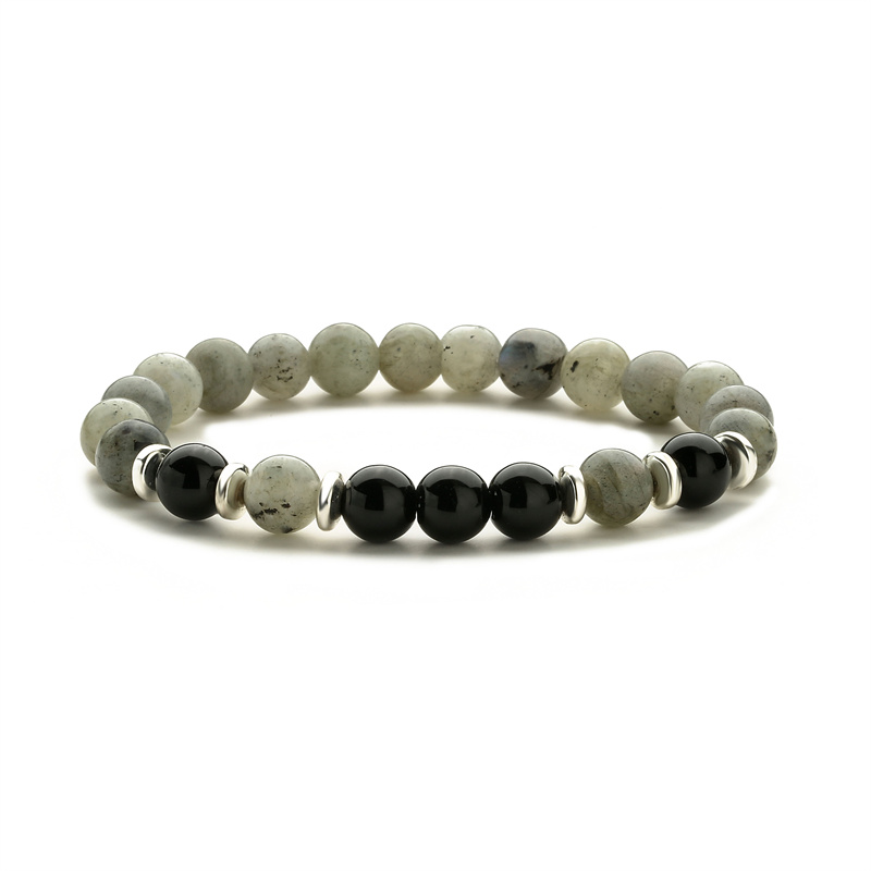 Ethnic Style Geometric Stainless Steel Natural Stone Beaded Bracelets display picture 8
