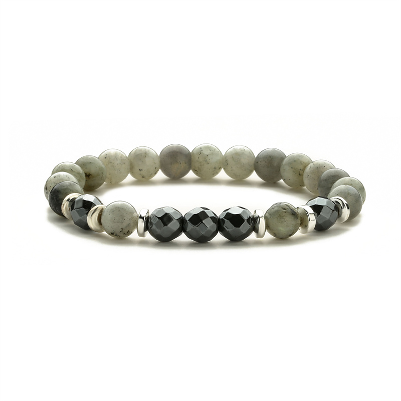 Ethnic Style Geometric Stainless Steel Natural Stone Beaded Bracelets display picture 13