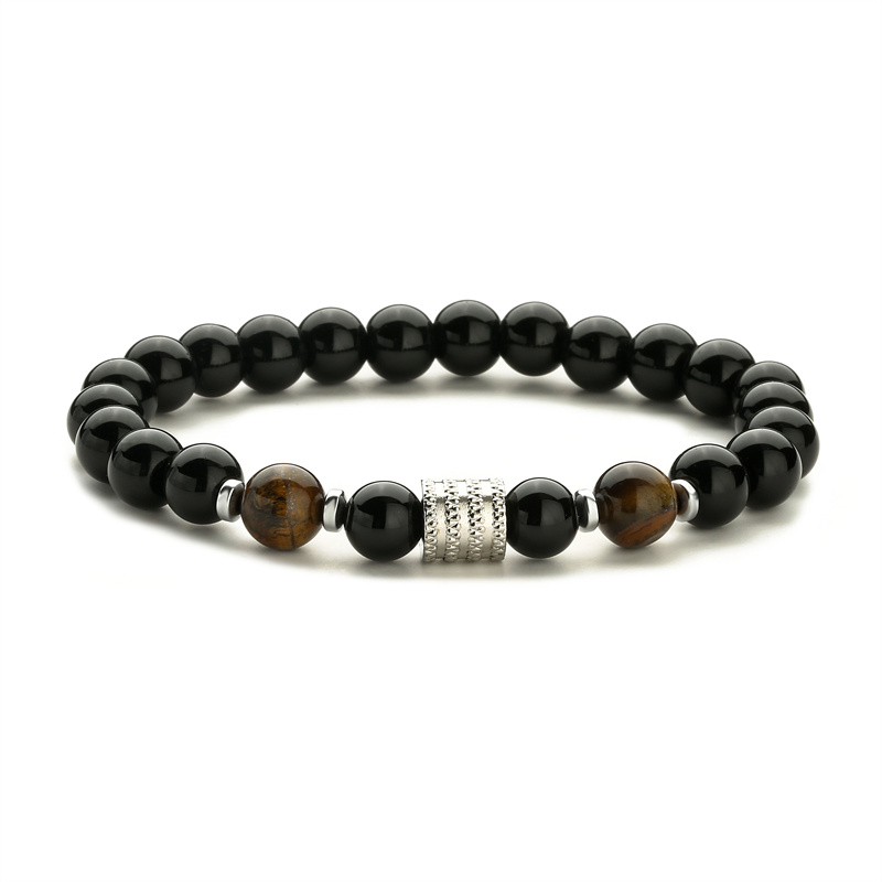 Style Ethnique Géométrique Acier Inoxydable La Pierre Naturelle Perlé Bracelets display picture 4