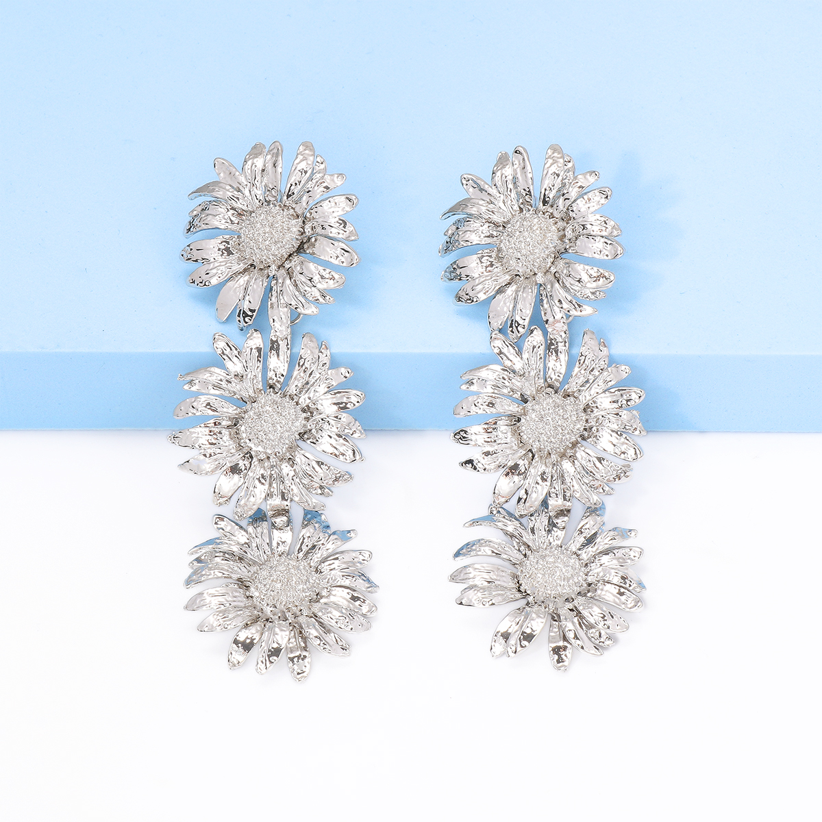 Elegant Glam Flower Alloy Wholesale Earrings Necklace display picture 7