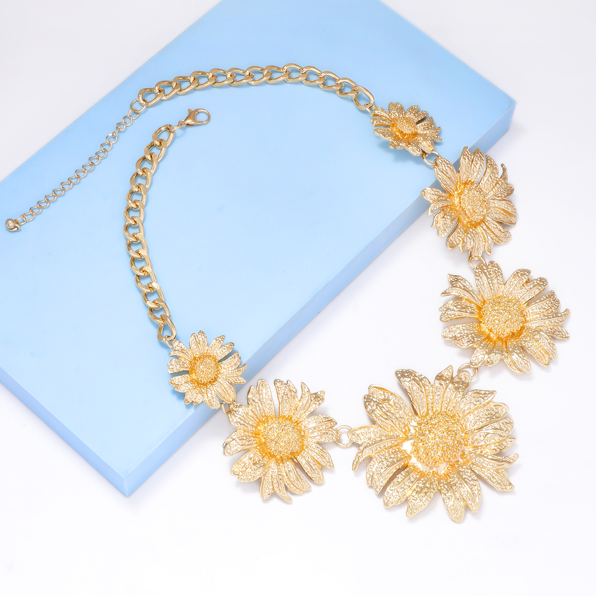 Elegant Glam Flower Alloy Wholesale Earrings Necklace display picture 10