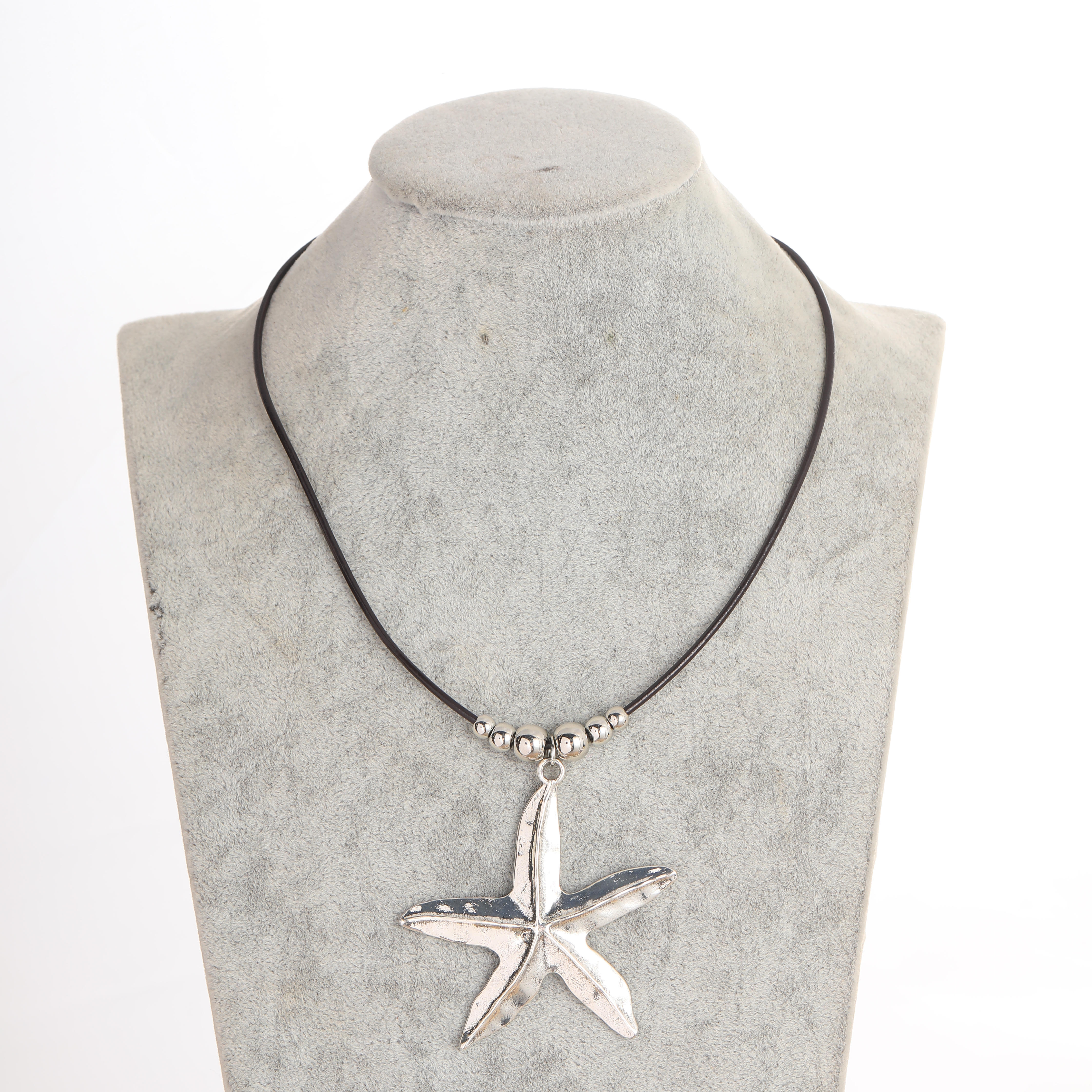 Beach Starfish Alloy Rope Women's Necklace display picture 3
