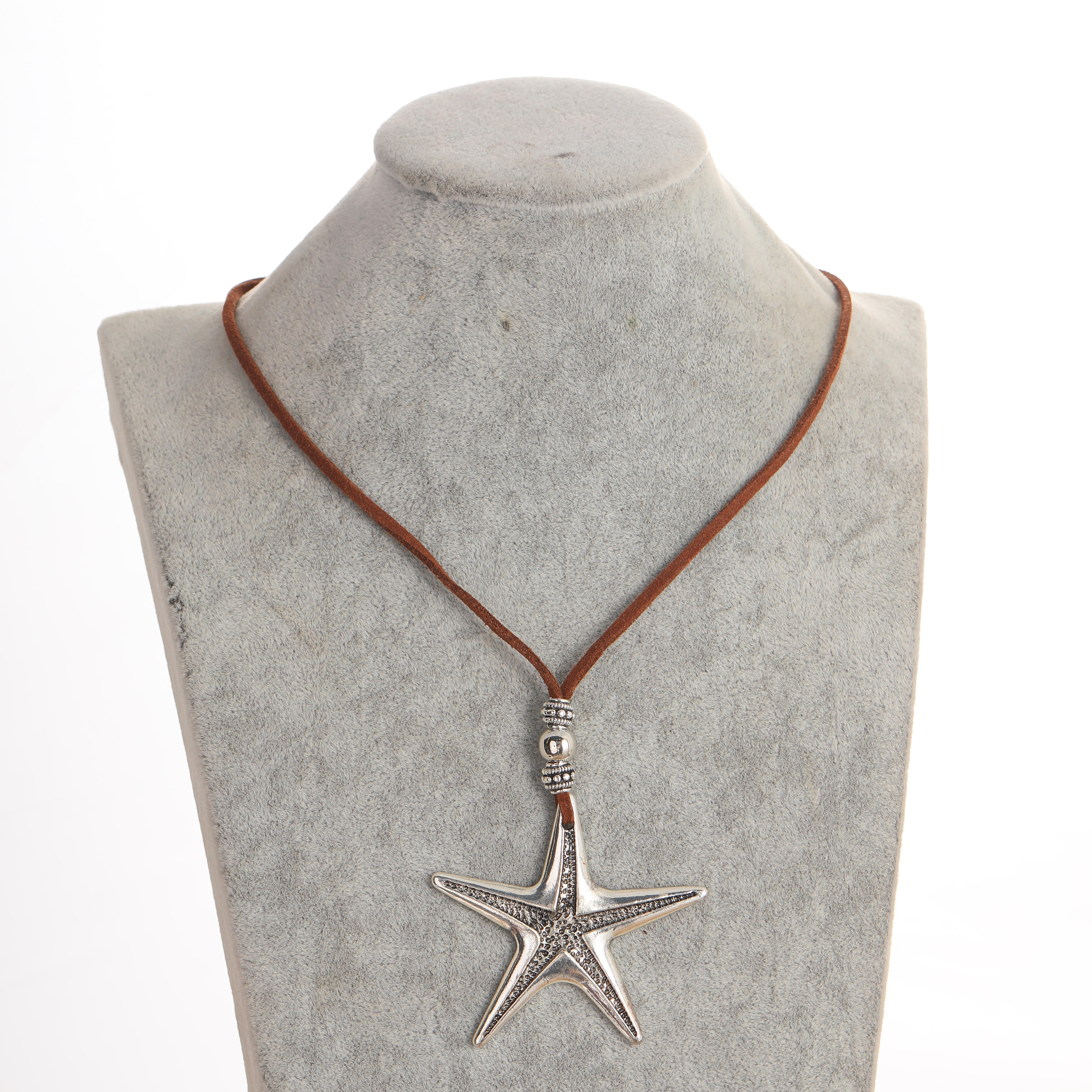 Beach Starfish Alloy Rope Women's Necklace display picture 4
