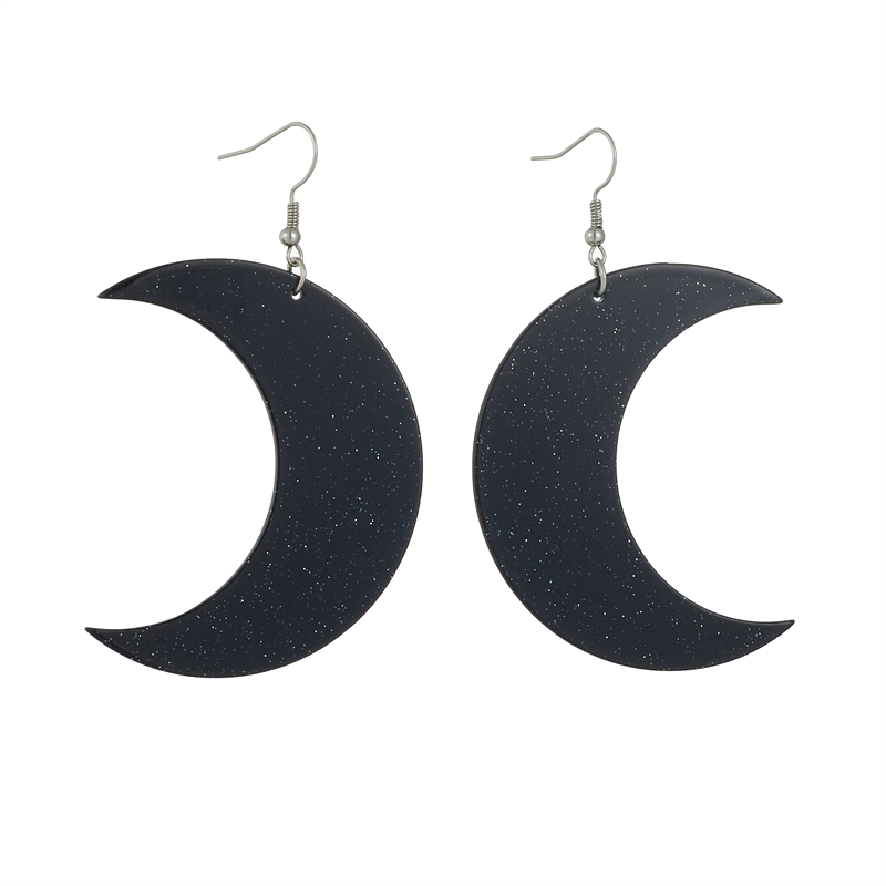 Style Simple Lune Arylique Femmes Boucles D'oreilles display picture 1