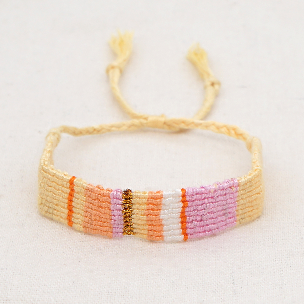 Ethnic Style Geometric Cotton Thread Braid Women's Bracelets display picture 6