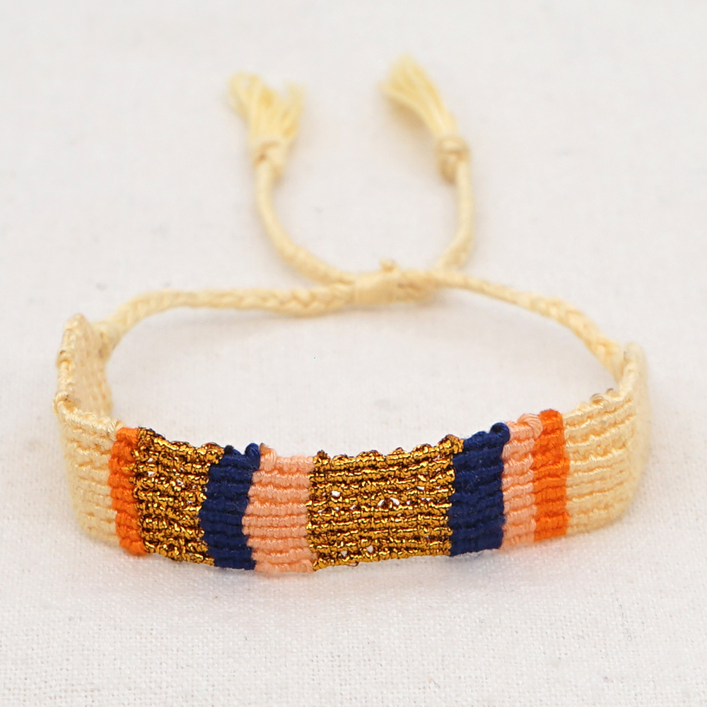 Ethnic Style Geometric Cotton Thread Braid Women's Bracelets display picture 13