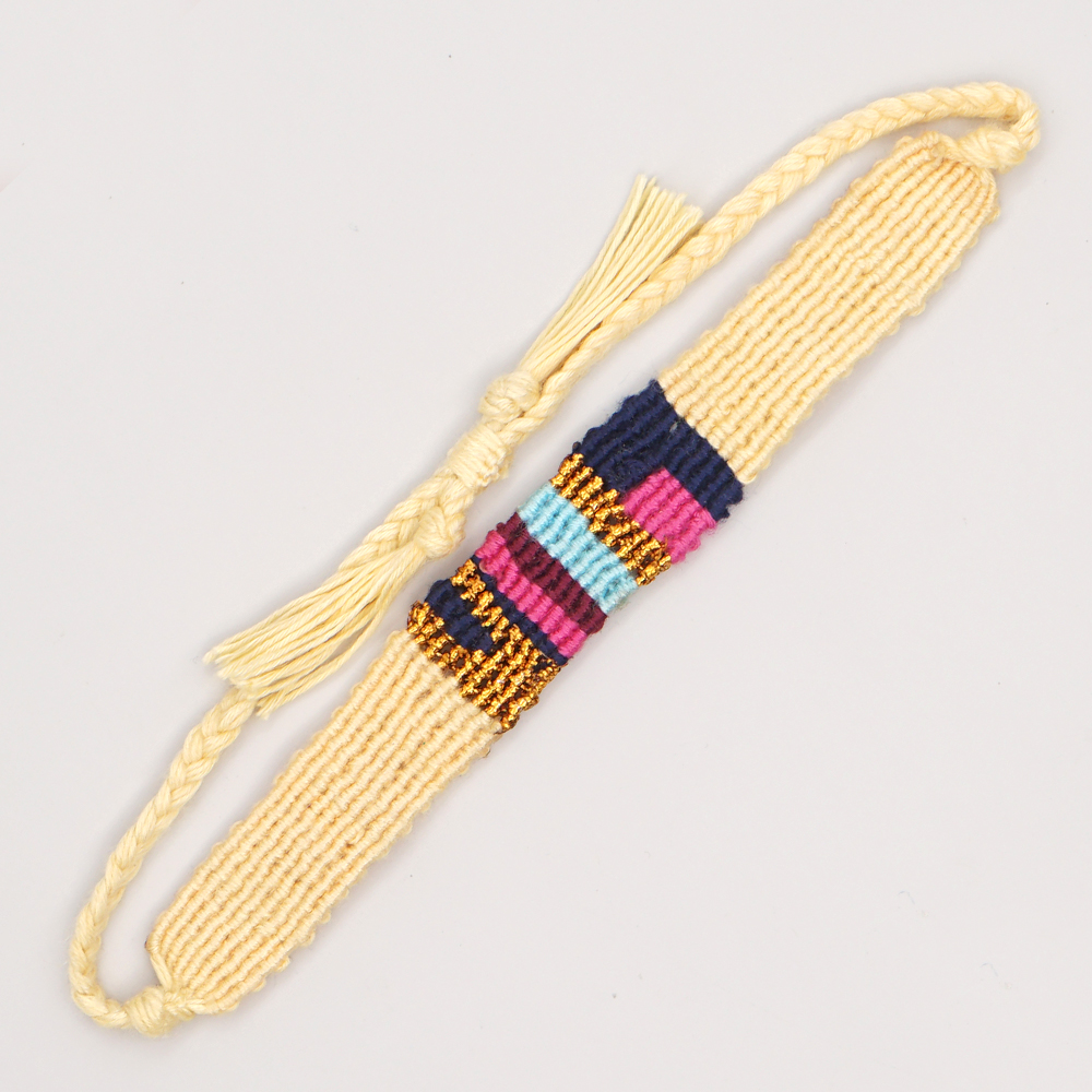 Ethnic Style Geometric Cotton Thread Braid Women's Bracelets display picture 16