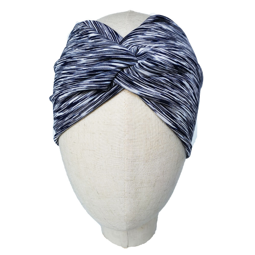 Simple Style Stripe Cloth Printing Hair Band display picture 2