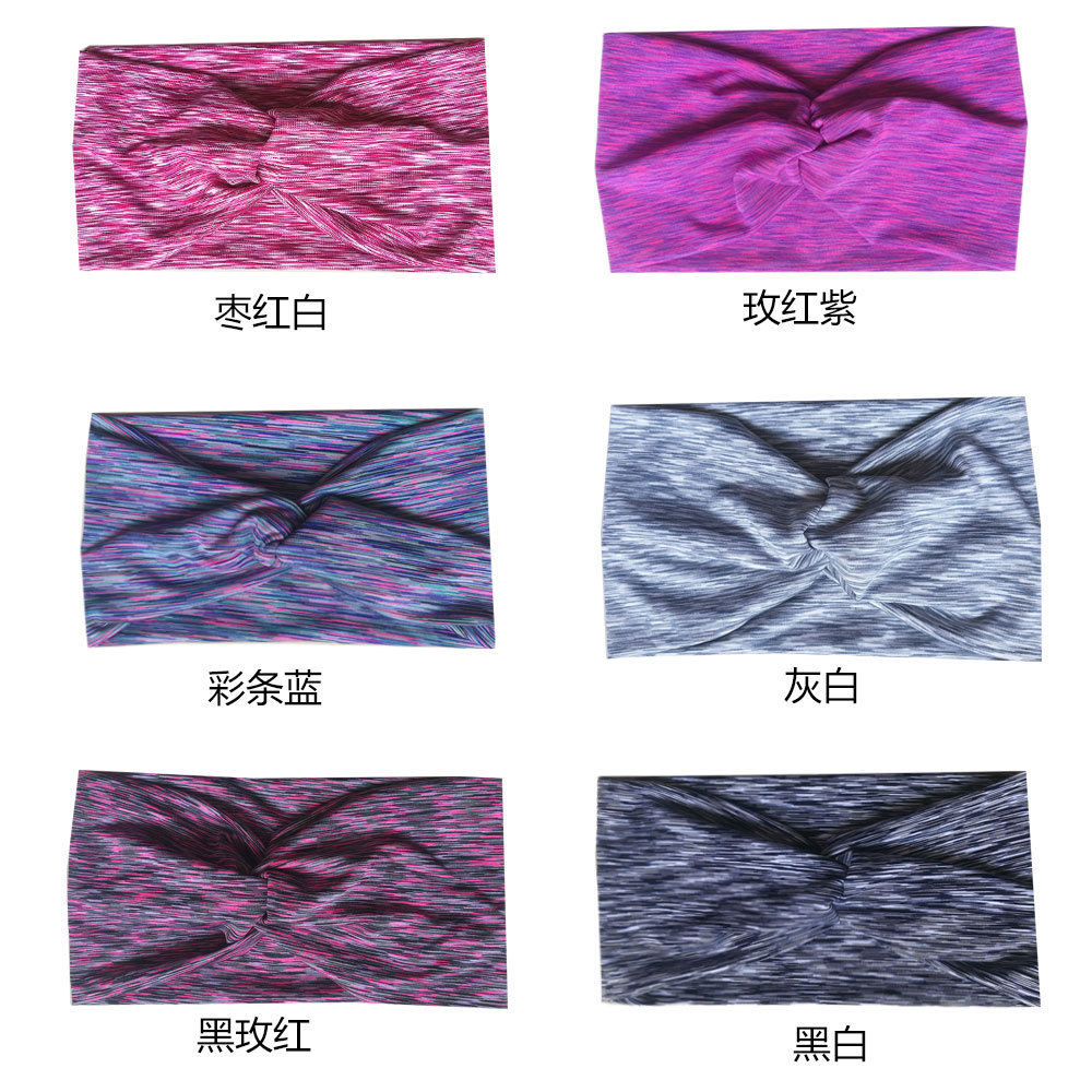 Simple Style Stripe Cloth Printing Hair Band display picture 6