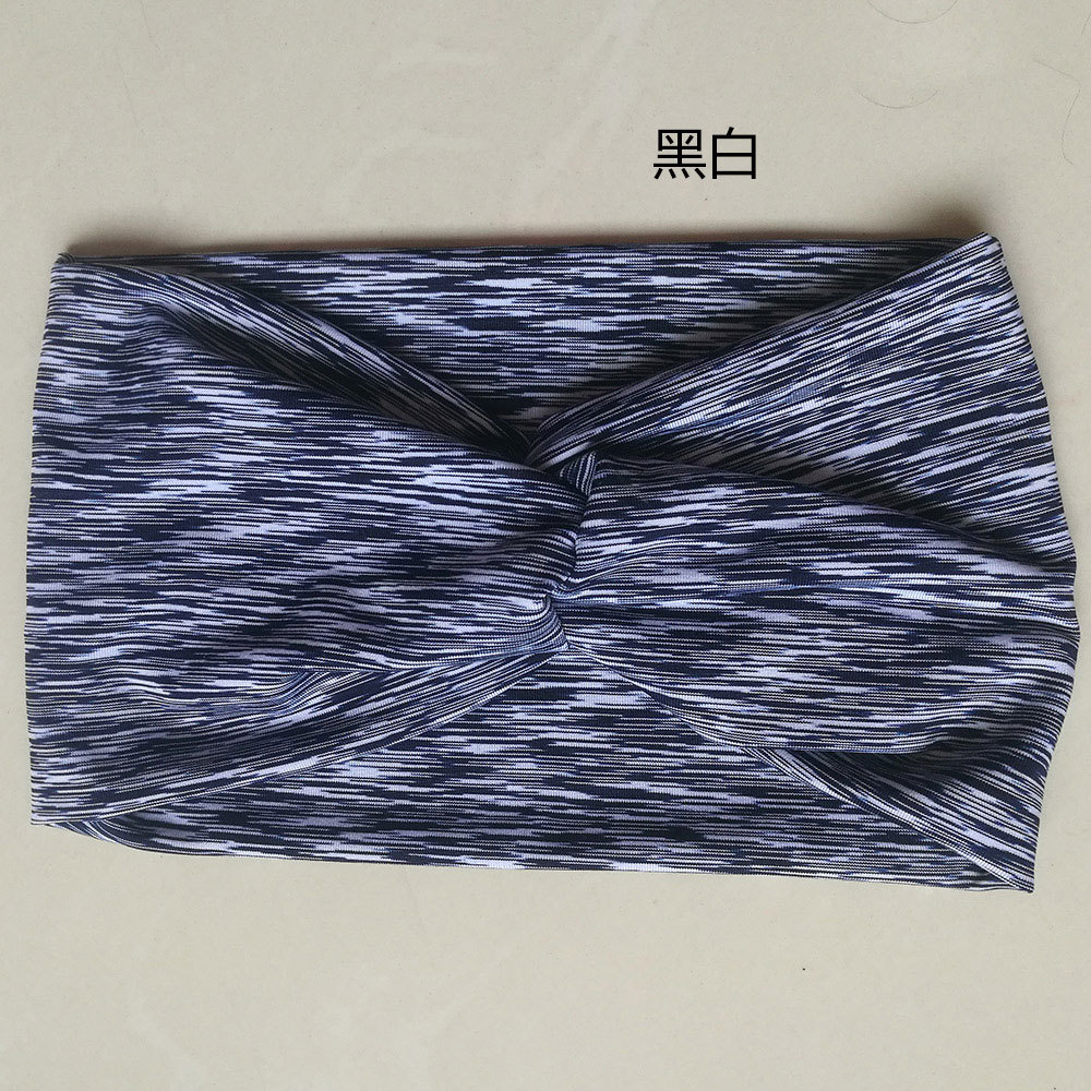 Simple Style Stripe Cloth Printing Hair Band display picture 8