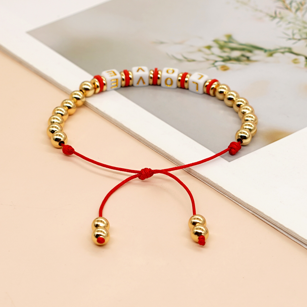 Ethnic Style Letter Star Eye Arylic Glass Seed Bead Beaded Women's Bracelets display picture 33