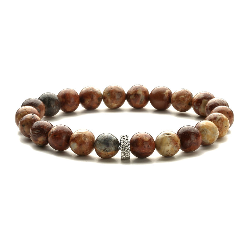 Casual Retro Round Beaded Tiger Eye Bracelets display picture 16