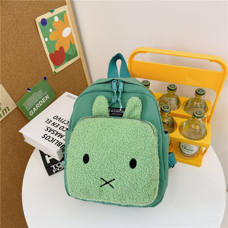 Water Repellent 15 Inch Solid Color School Kids Backpack display picture 11
