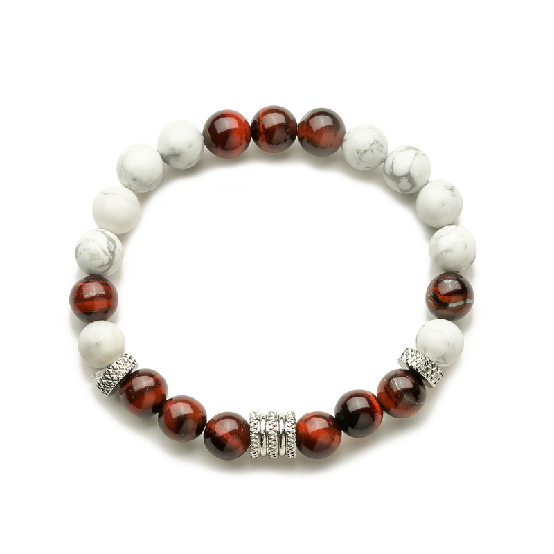 Ethnic Style Geometric Stainless Steel Natural Stone Beaded Bracelets display picture 9