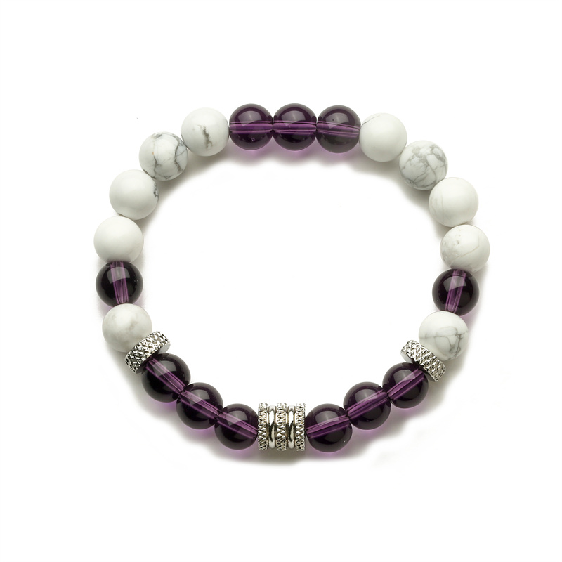 Ethnic Style Geometric Stainless Steel Natural Stone Beaded Bracelets display picture 4