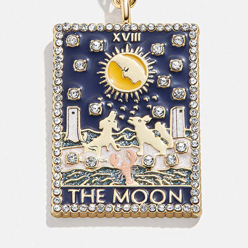 Hip-hop Tarot Stainless Steel Plating Inlay Zircon 18k Gold Plated Pendant Necklace display picture 1