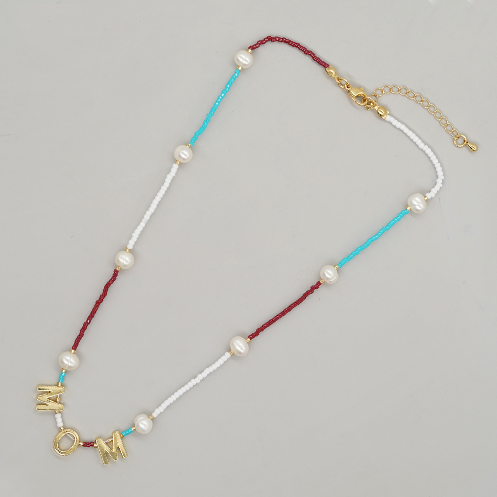 Elegant Lady Buddha Letter Alloy Freshwater Pearl Glass Beaded Women's Necklace display picture 38