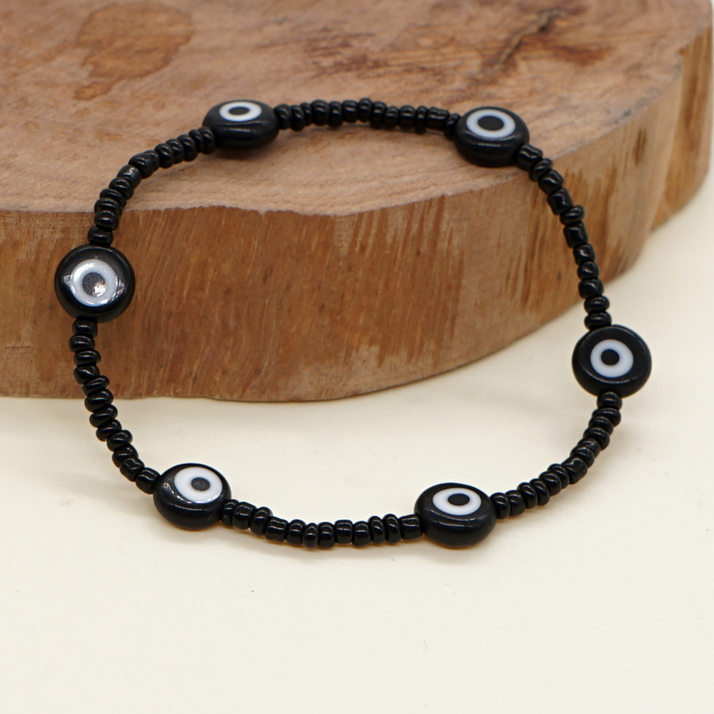 Ethnic Style Pentagram Heart Shape Eye Glass Beaded Women's Bracelets display picture 30